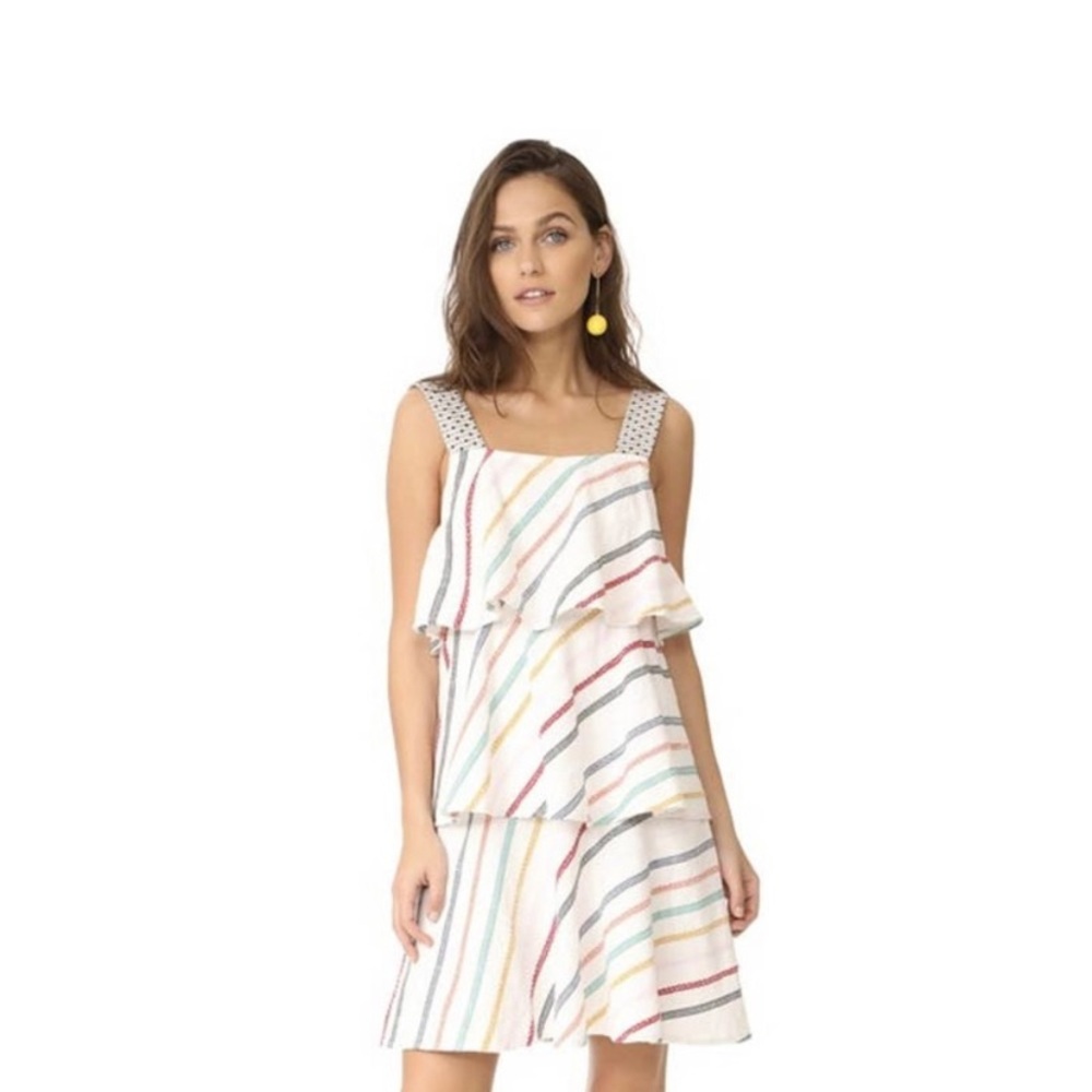 Ace & Jig Simon Tiered Mini Dress Merry Medium M